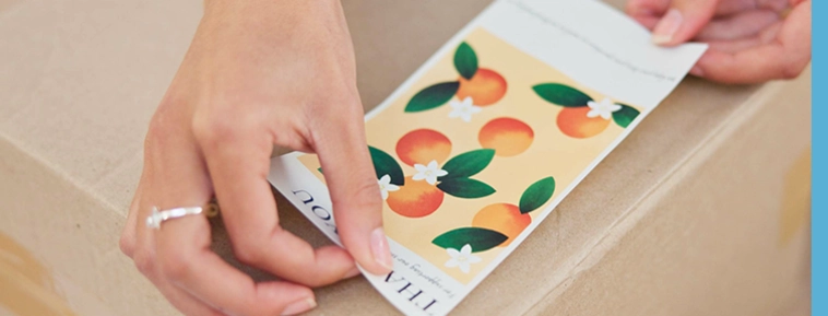 Laminerade vinylklistermärken  