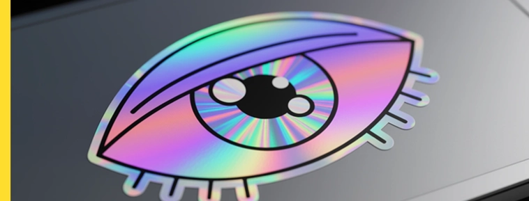 Holografiska klistermärken  